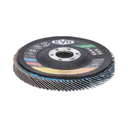Prémiový lamelový kotúč na oceľ a nerez, 125mm, zrno 40, extra hrubý PREMIUM, 100% zirconia, kónický Prémiový lamelový kotúč na oceľ a nerez, 125mm, zrno 40, extra hrubý PREMIUM, 100% zirconia, kónický